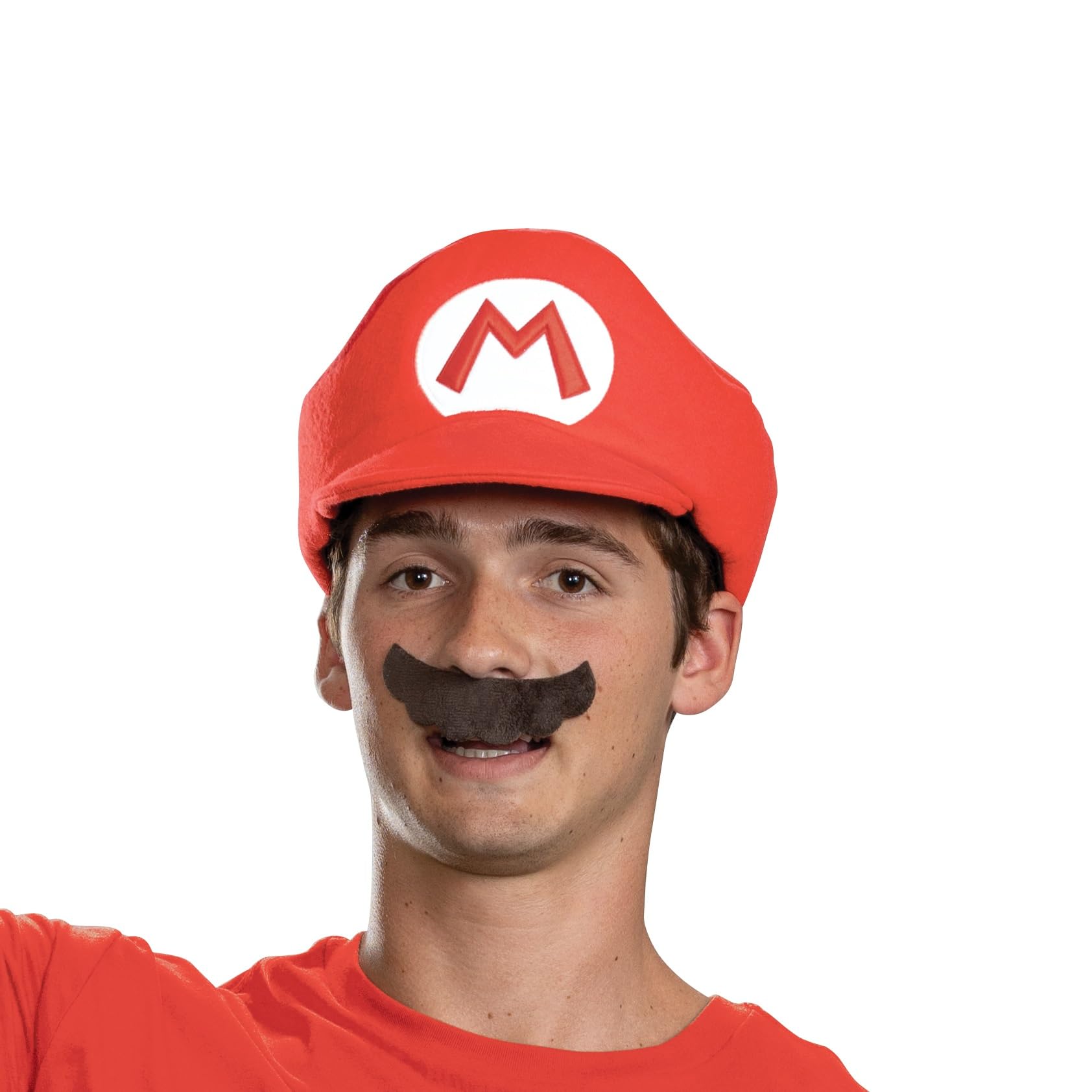 Nintendo 10775C Mario volwassenen kostuum, heren, blauw, XXL