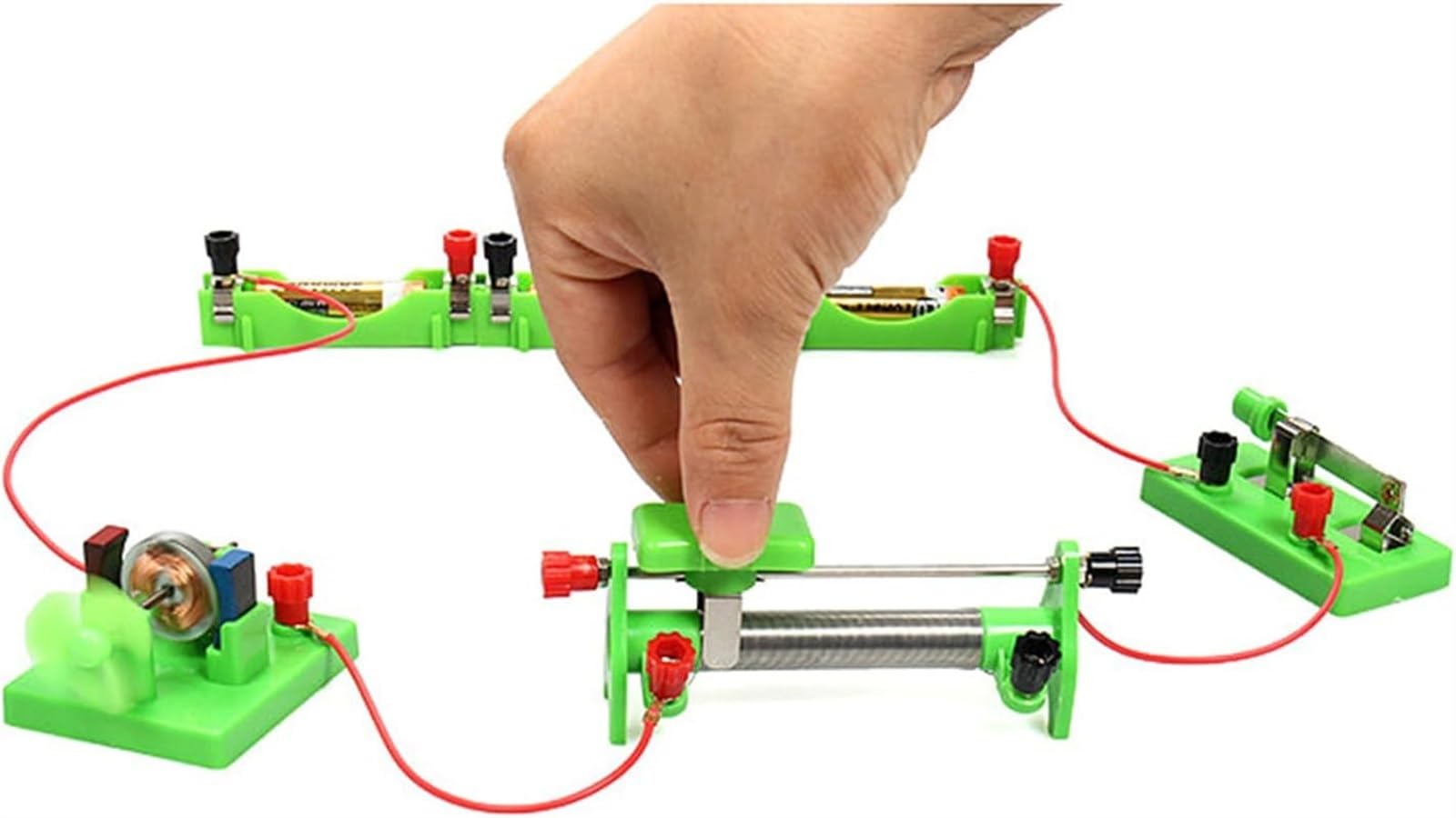 Attrezzatura per Esperimenti di Fisica in Laboratorio - Set di Strumenti da Laboratorio in Plastica, Forniture Scientifiche Sperimentali