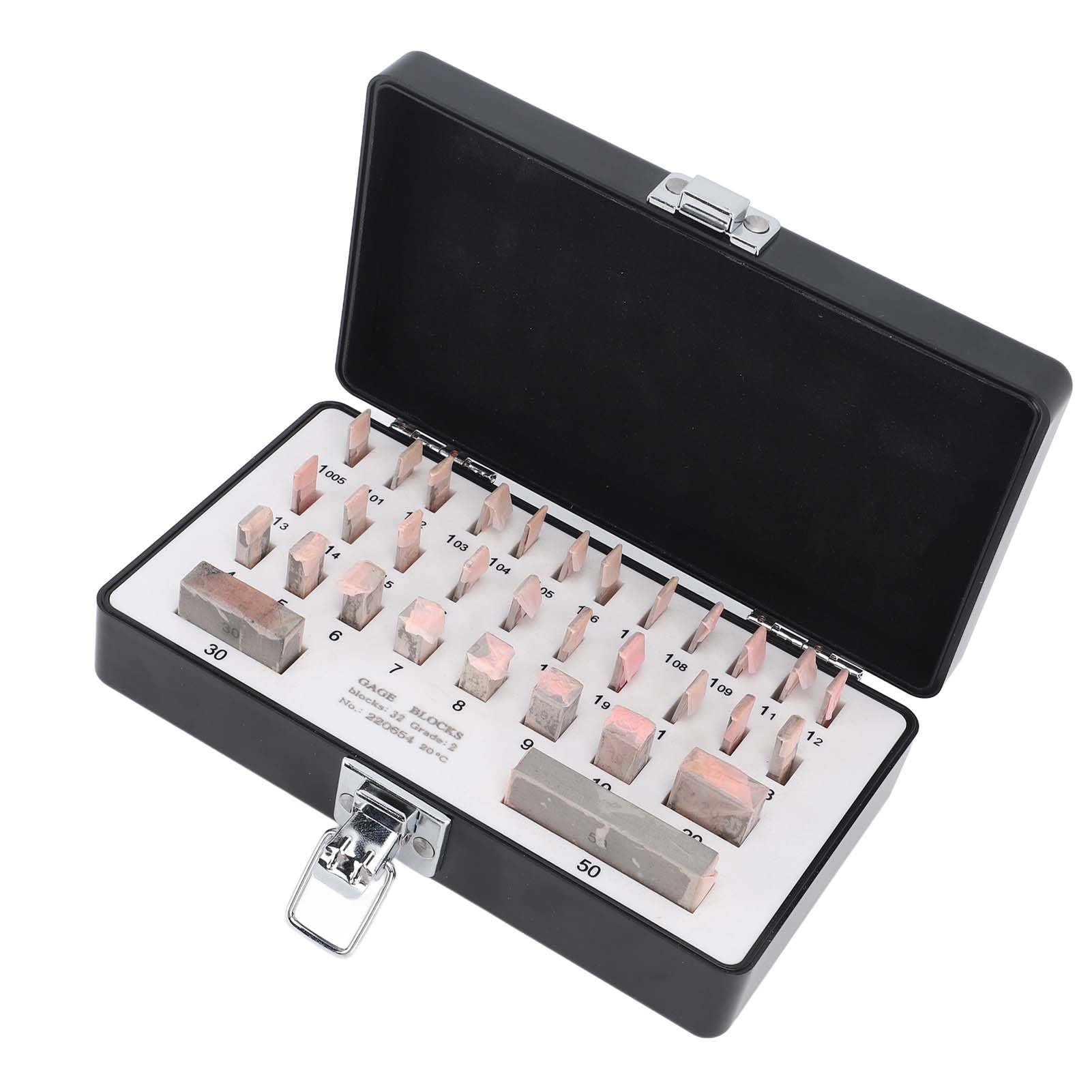 Block, Steel Portable Good Bonding Force Measuring Block Precision Machined) ????) 32Pcs for Equipment for Wavelengths Into Physical Length