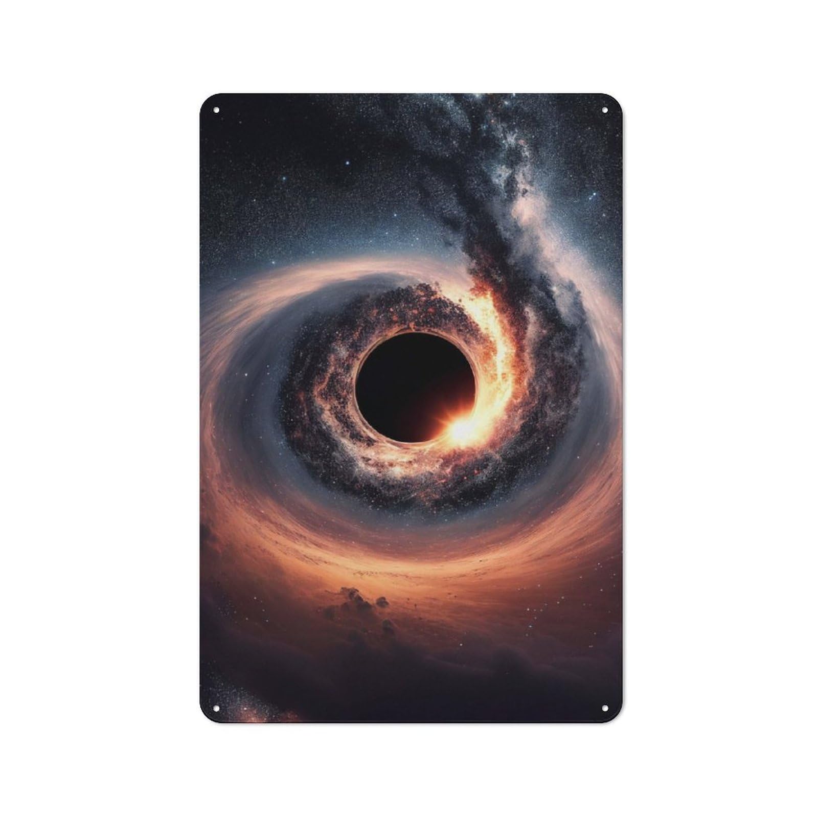 Junmoney The Abyss Tin Wall Plaque 30X20cm With For Man Cave Or Games Room, For Updating Man Cave And Games Room After Moving