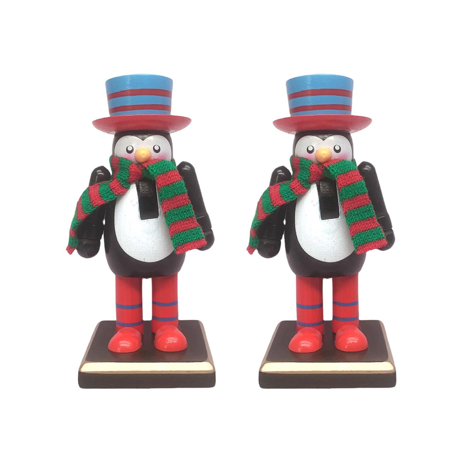 Tsophreniq Tabletop Nutcrackers Realistic Elder Nutcrackers Figurine Charm Wood Craft Ornament for Table Display Collectible Ornament