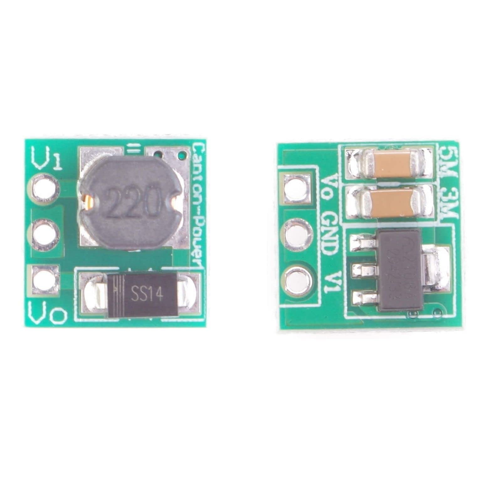 DC Step Up Boost Converter 0,8-3,3 V a 3,3 V Mini Convertitore di Tensione Alimentatore di Rete (10 Pezzi)