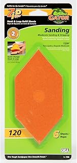 ALI INDUSTRIES 7206 120 Grit Sand Sheet, 6-Pack