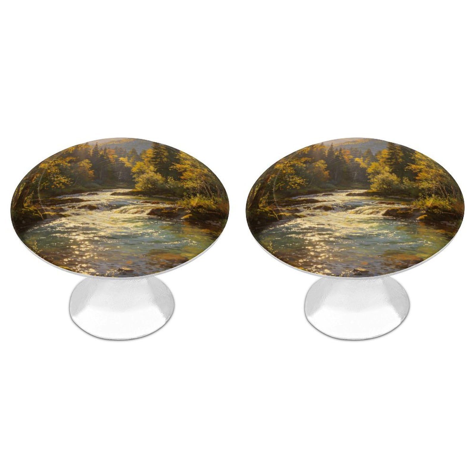Btcowzrv Style Golden Hour Lakeview 2 Pack Cabinet Knobs Drawer Pulls