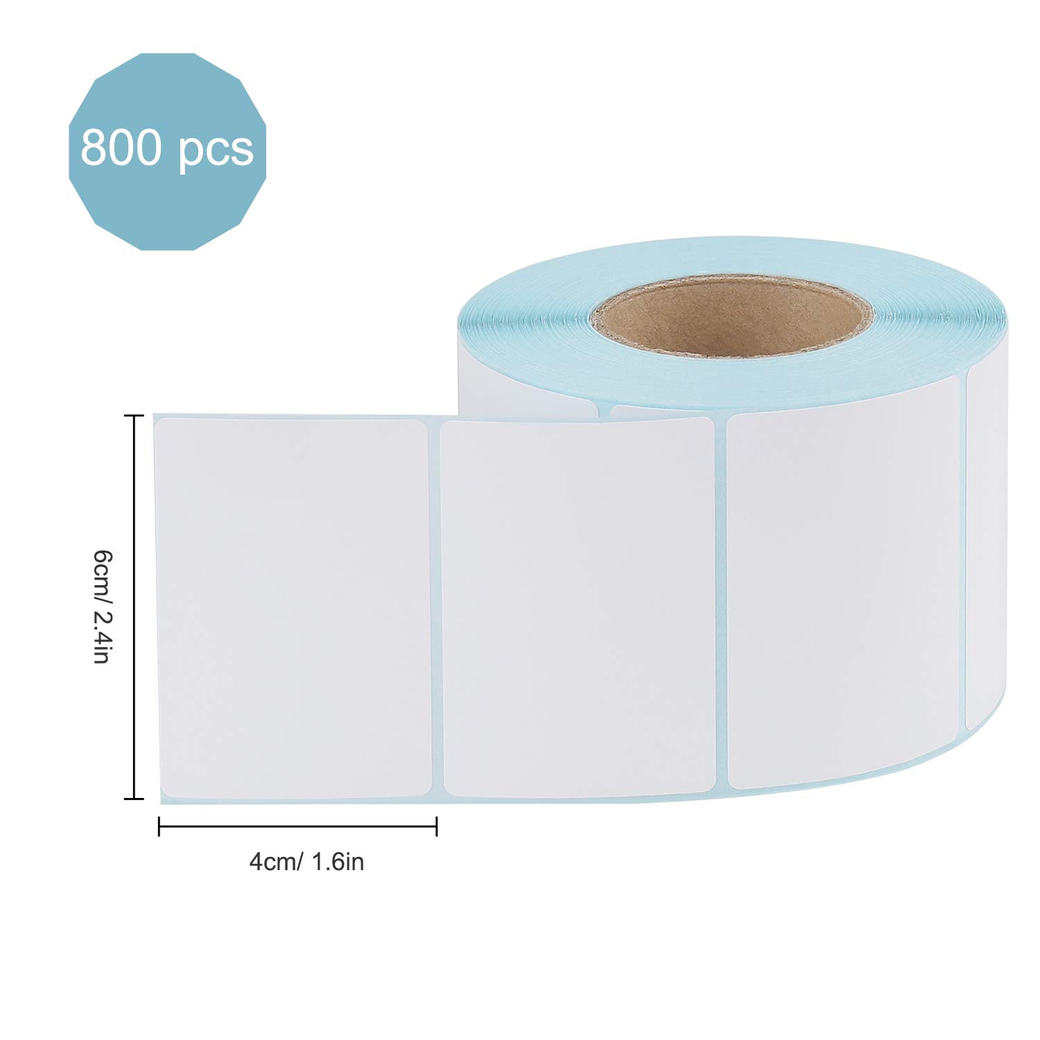 Etichette Adesive Termiche 800 Pezzi - 6x4 Cm Per Ufficio E Casa - Foto 8
