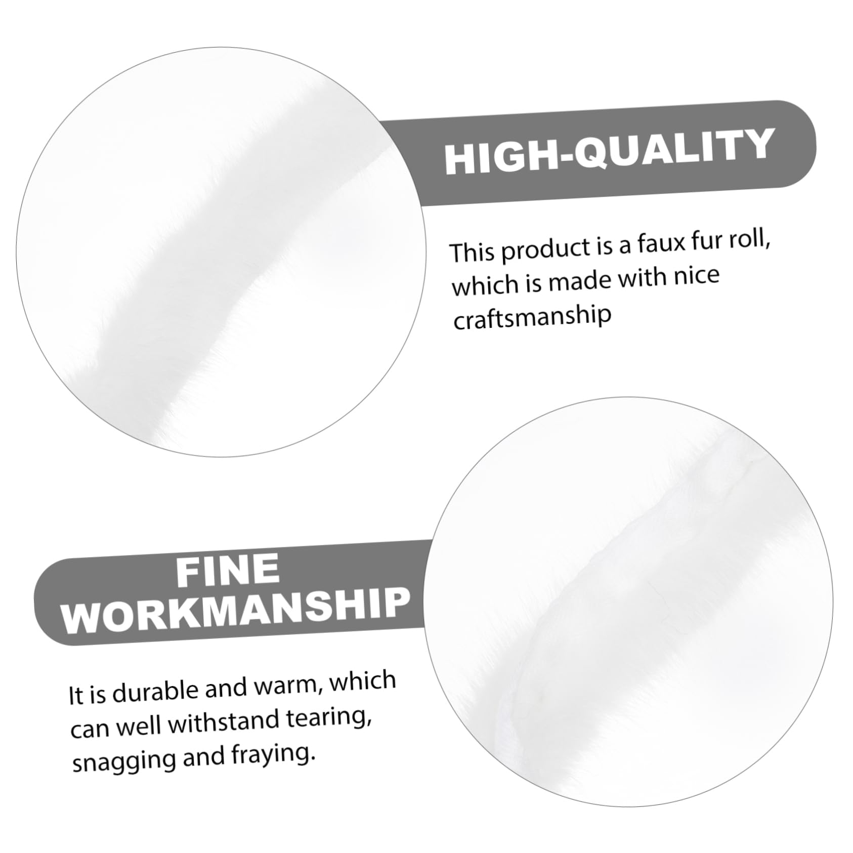 POPETPOP Cinta de Material Sintético Blanco de 3cm para Decoración Navideña y Accesorios de Ropa Hanfu, Material Artificial para Manualidades y DIY