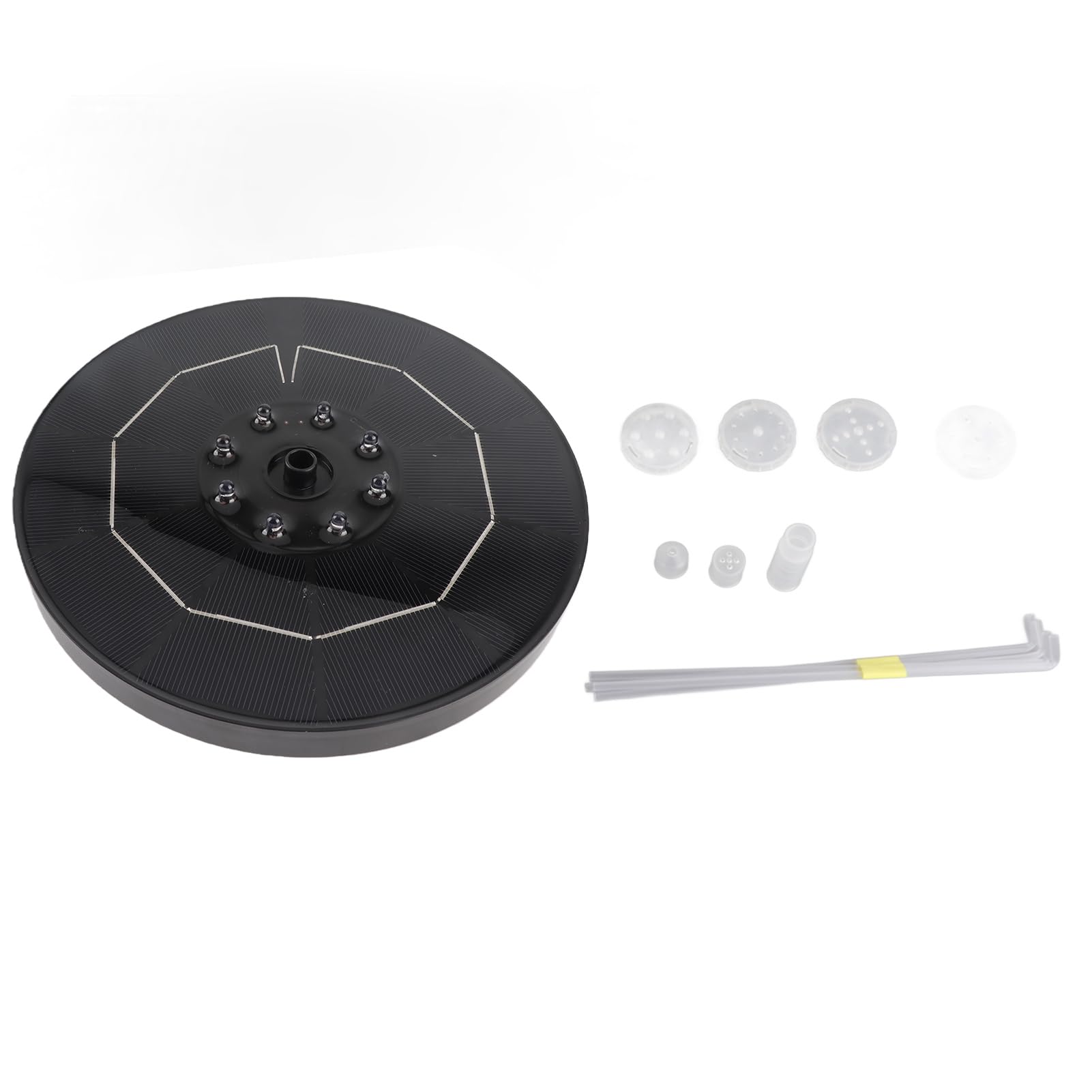 Pompa solare per fontana 3 W, per piscina, terrazza, giardino, abbeveratoio per uccelli