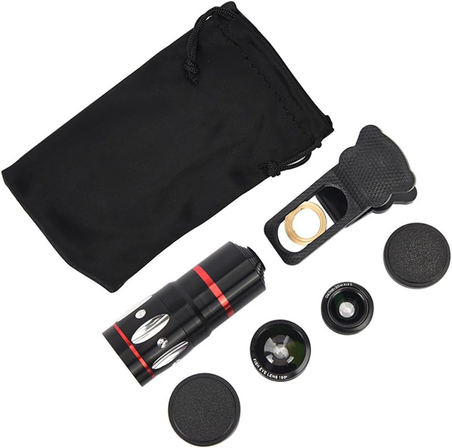 Professional 10X Zoom Telephoto Lens,Topaul 4 in 1 Mobile