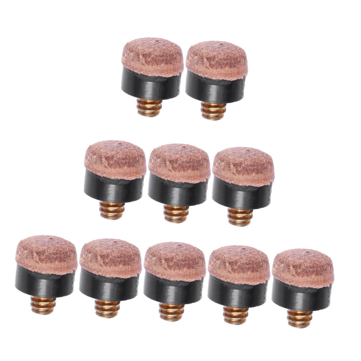Happyyami 20 Pcs Screw Tips for Pool Cues and Snooker Quick Repair for Billiard Enthusiasts Durable and Easy to Use Replacement Tips
