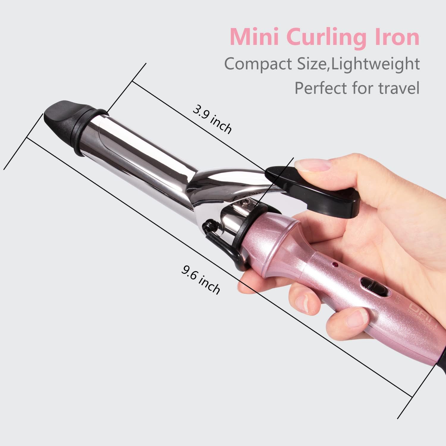 Travel Curling Iron + Blow Dryer + Flat Iron