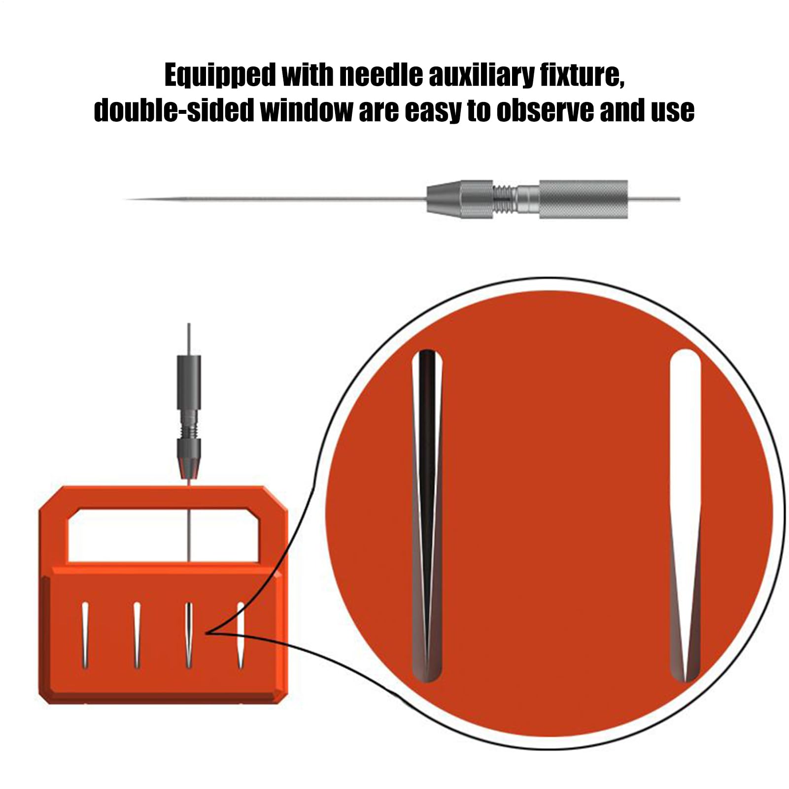 Air Brush Needle Restorer - Fine Sharpening Tool, Airbrush Maintenance Kit, Durable Precision Accessory | Nail Design Automotive Model Painting Barber Shop Industrial Makeup Crafting