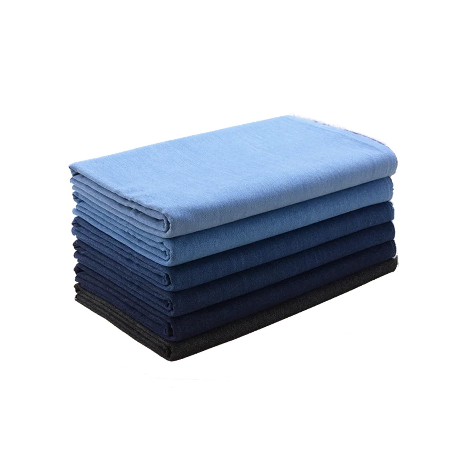 Tela vaquera de algodón for costura, for vestidos, faldas, camisas, chaquetas, pantalones, bricolaje, for coser, tela y ponible.(Stretch dark blue)