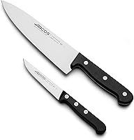 Vista 35 de Arcos Cuchillo Hendedor Cuchillo de Carnicero - Hoja de Acero Inoxidable Nitrum 10" - Mango de Polioximetileno (POM) en Color Negro (7'') - Serie