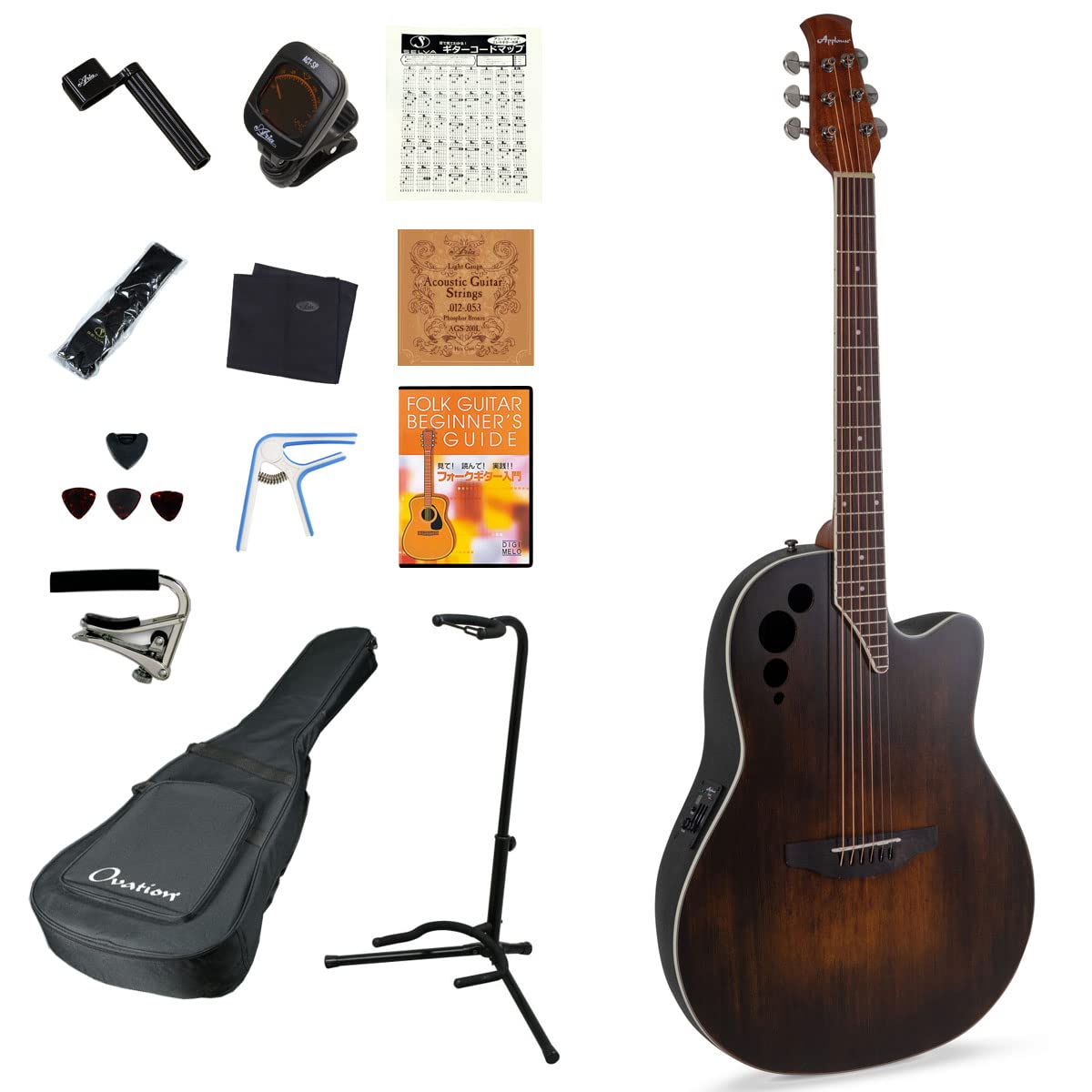 Amazon | Applause by Ovation / AE44-7S VVS Vintage Vamish Satin 
