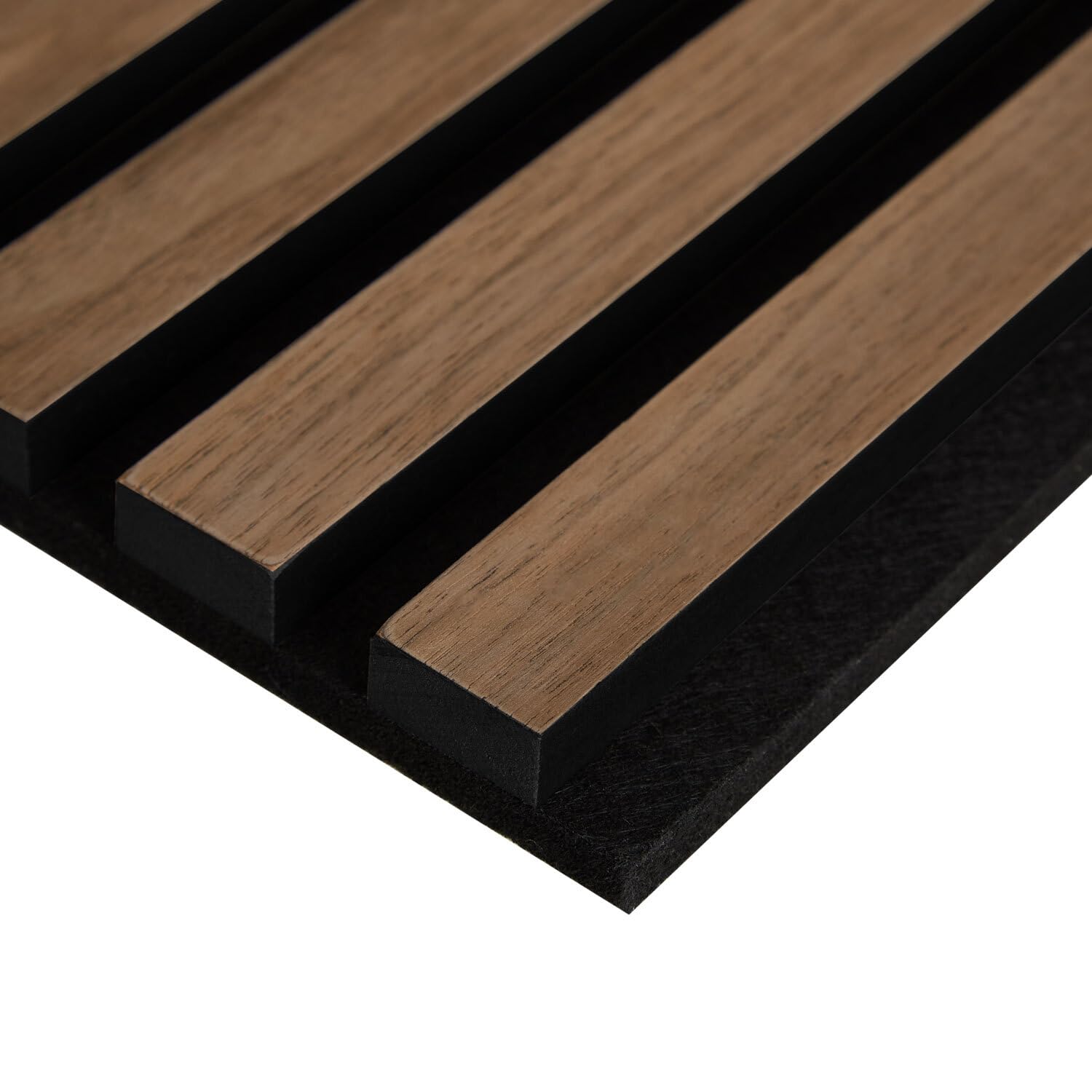 Homestyle4u 2658, panele akustyczne drewno 60 x 60 cm, 2 panele, ciemnobrązowe panele ścienne, panele ścienne, akustyczne, panele dekoracyjne