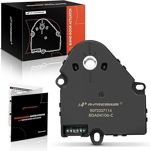 A-Premium HVAC Blend Door Actuator Compatible with Buick, Chevy, Cadillac, GMC, Hummer, Isuzu, Olds & Pontiac Vehicles - 1994-2014 - Silverado, Sierra, and More - Replaces 89018365, 52402588