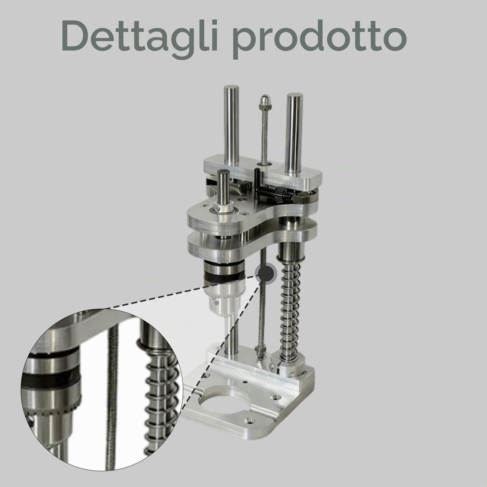 F Fityle Supporto Guida per Trapano Verticale, Dimensioni :10 X 10 X 25 Cm, Riduce Le Vibrazioni E Le Deviazioni Durante Le Operazioni, Per La Fabbricazione Di Mobili, Lavori, Posizionamento Di Fori