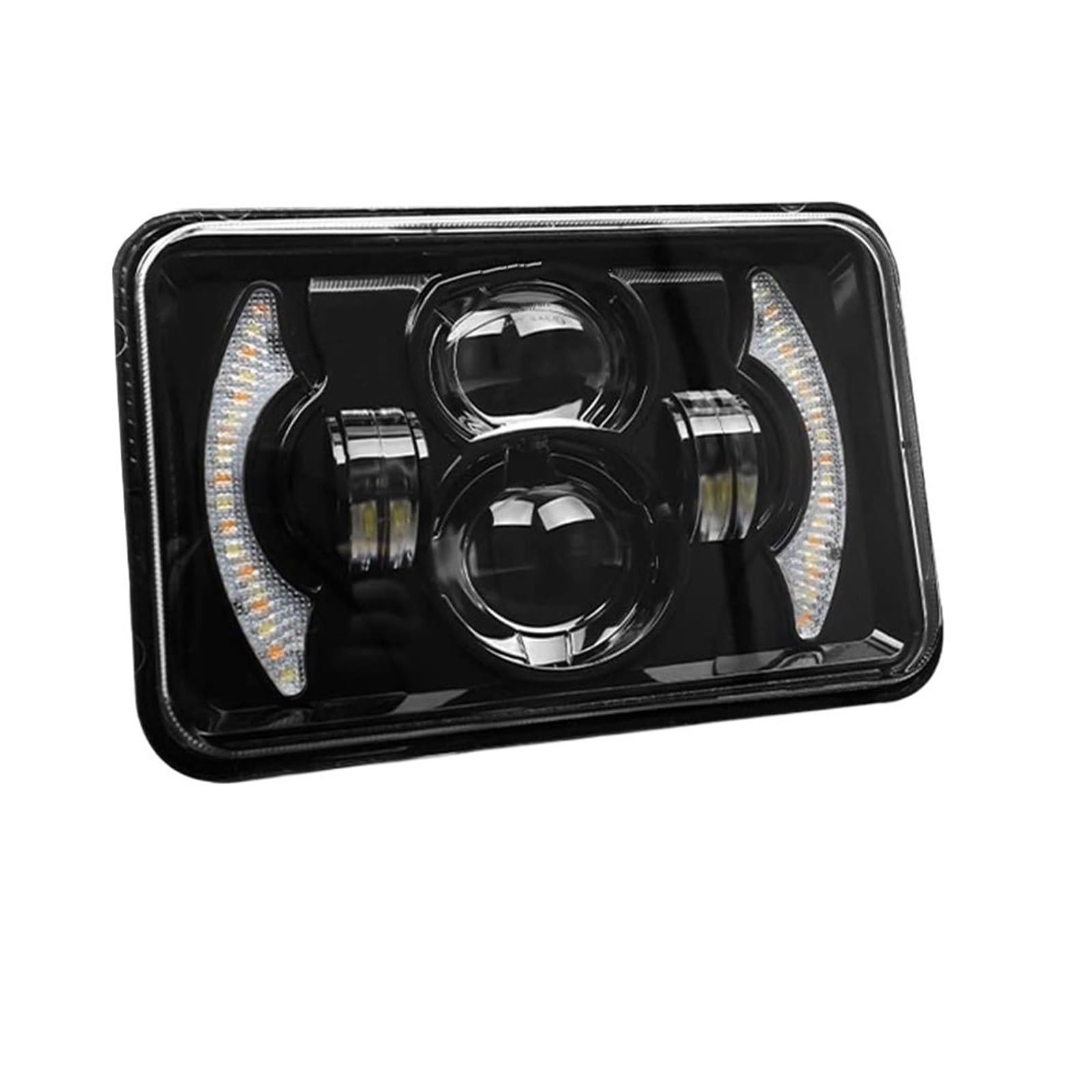 Reflektor LED 4x6 Części pasujące do reflektorów | 5x7 7x6 Wodoodporny Hi Lo Beam Biały Bursztynowy DRL(1pc 5x7)