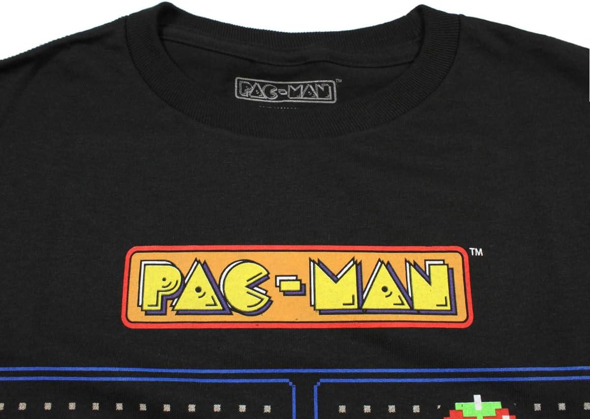 Pac-Man Boy's Game Action Graphic Print T-Shirt