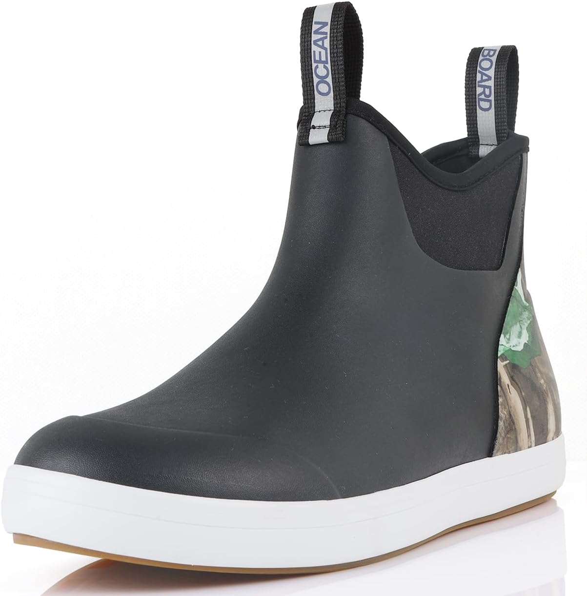 OceanBoard Ankle Rain Boots - Waterproof Rubber Design