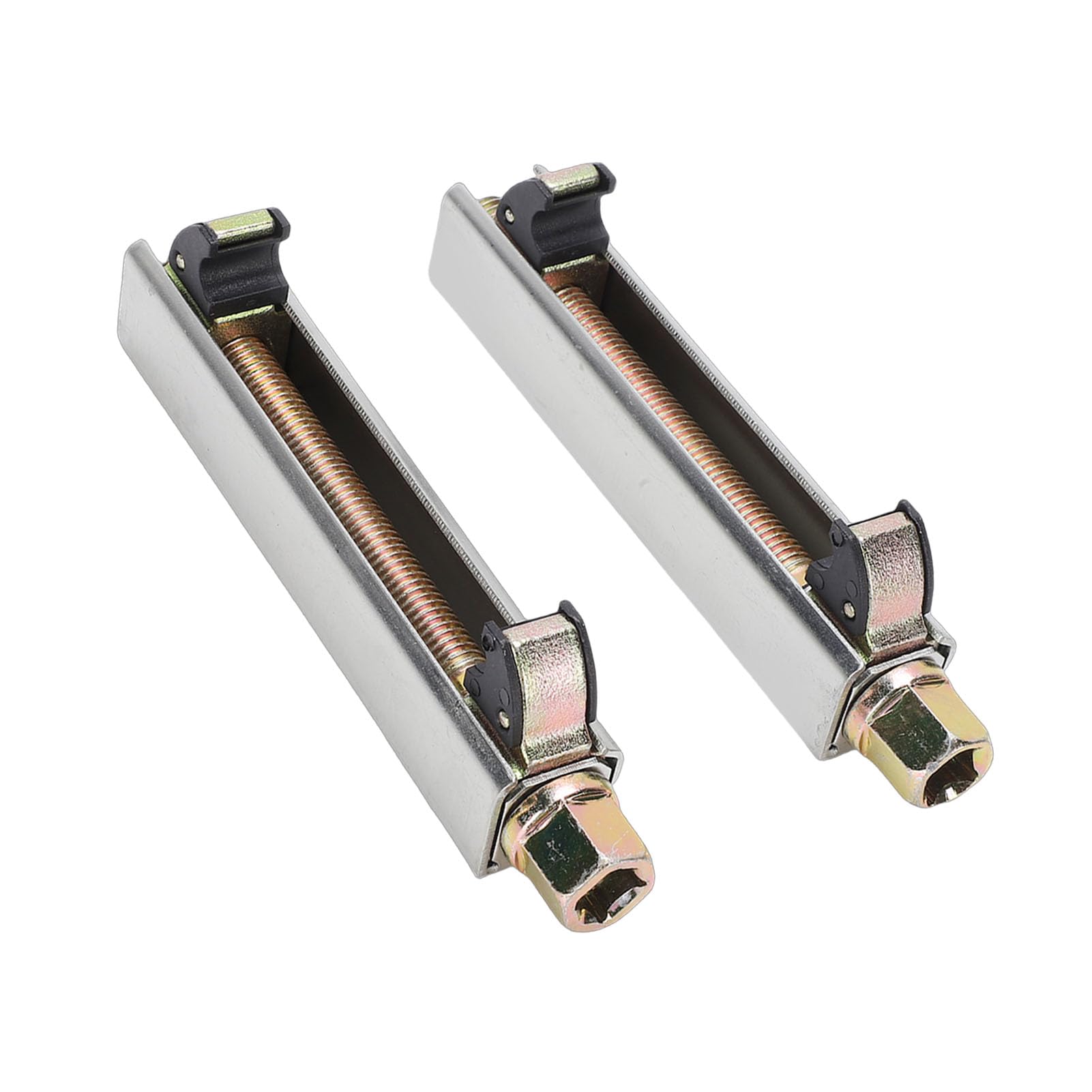 Motorrad-Stoßdämpferfeder-Kompressor-Werkzeug-Set, 20–100 mm, verstellbare, symmetrische, ausgewogene Klemmbacken mit Gewinde-Spannschrauben-Baugruppe für