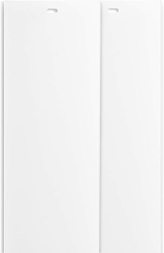 Miniatura 7 de Dalix PVCMedidor de láminas de recambio para estor Vertical curvo Smooth Color Blanco Marfil Color Crudo 705longitud