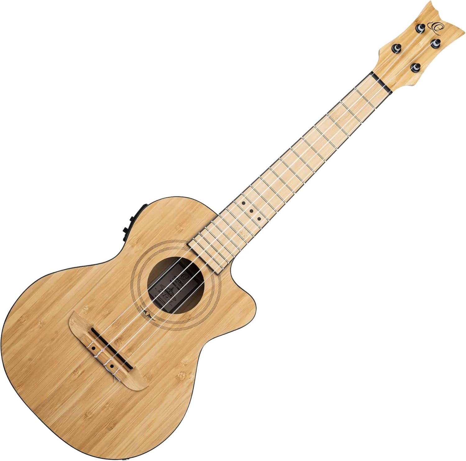 Bamboo Series All Solid Tenor Acoustic-Electric Ukulele w/Bag