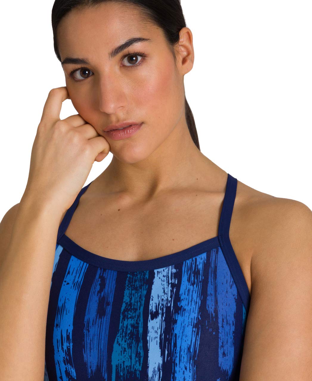 ARENA Costume Intero Team Painted Stripes Challenge Back MaxLife Costume Intero Donna