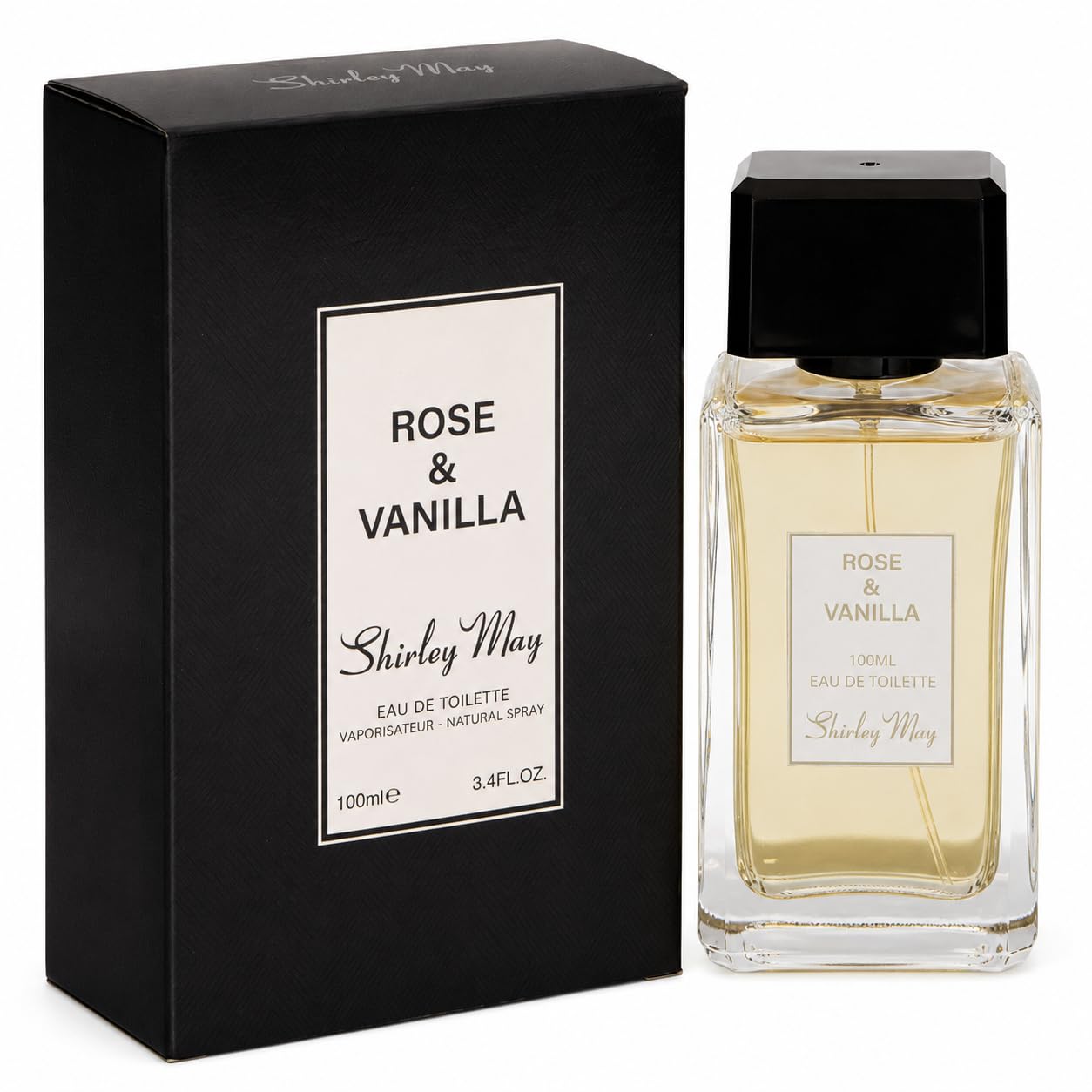 Shirley May Rose & Vanilla EDT 100 ml for Women & Men | Long Lasting Floral Vanilla Perfume | Turkish Rose White Musk Cedar Fragrance | Premium UAE Perfume-image-35