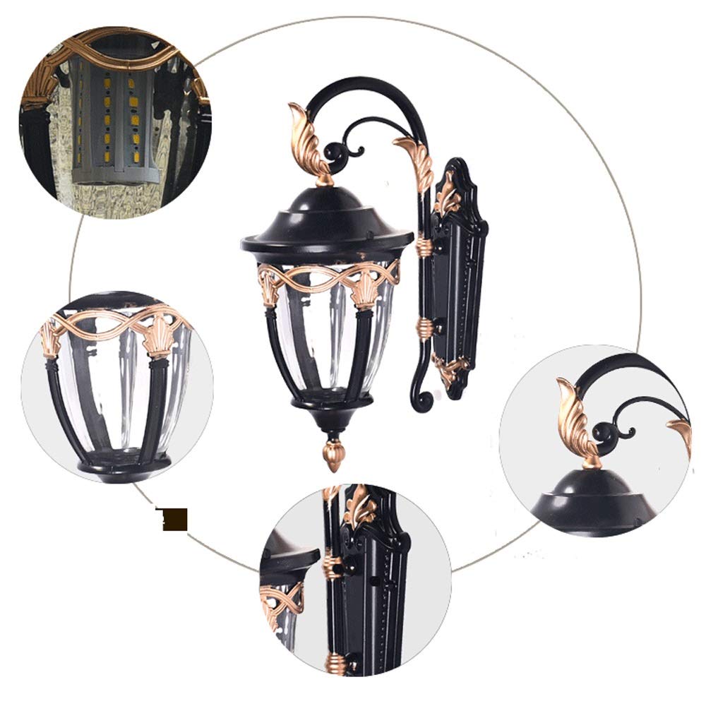 Applique Murale créative pour Balcon, Lanterne d'extérieur, étanche IP55, en Aluminium, pour Villa, Jardin, terrasse, clôture, Portail, décoration, Applique Murale en Verre, Lampe de Le