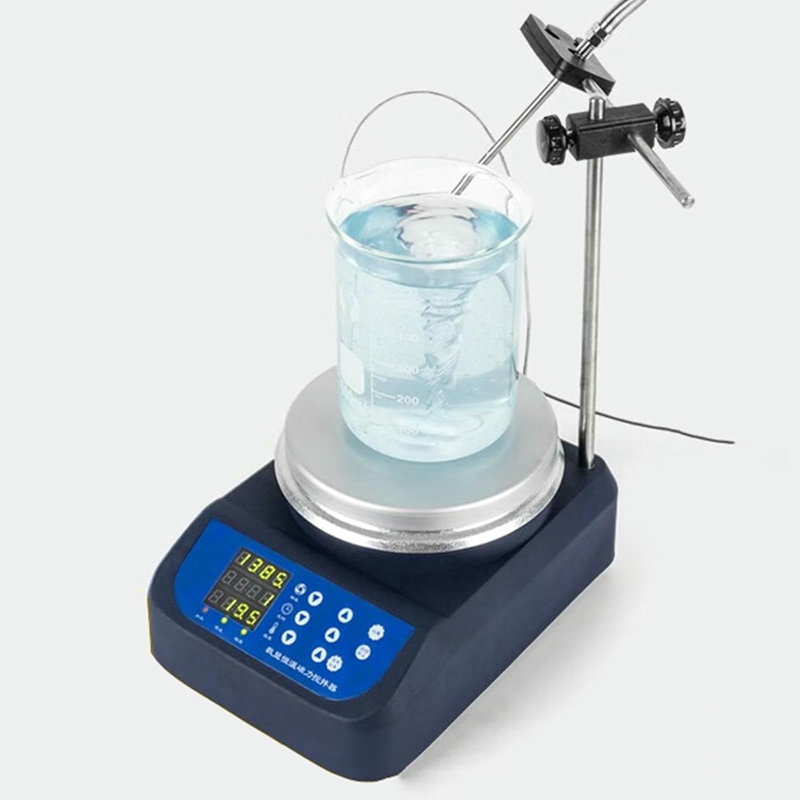 Agitateur magnétique de laboratoire avec plaque chauffante 135 mm numérique