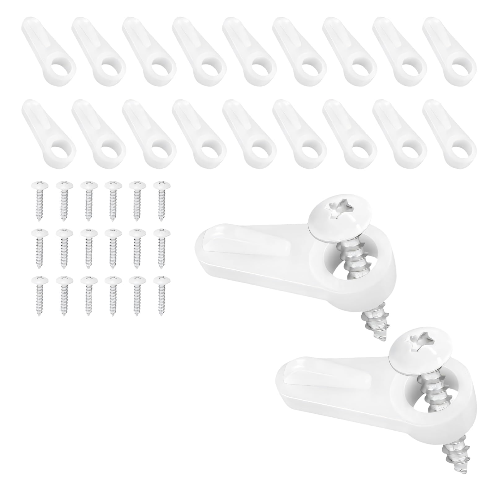 Alloneslife C Screen Mounting Lips With Screws White Retainer Hardware For Window Frame Repairs And Secure Screen Hold Tasks Retainer Lips Frame Fasteners White Screw