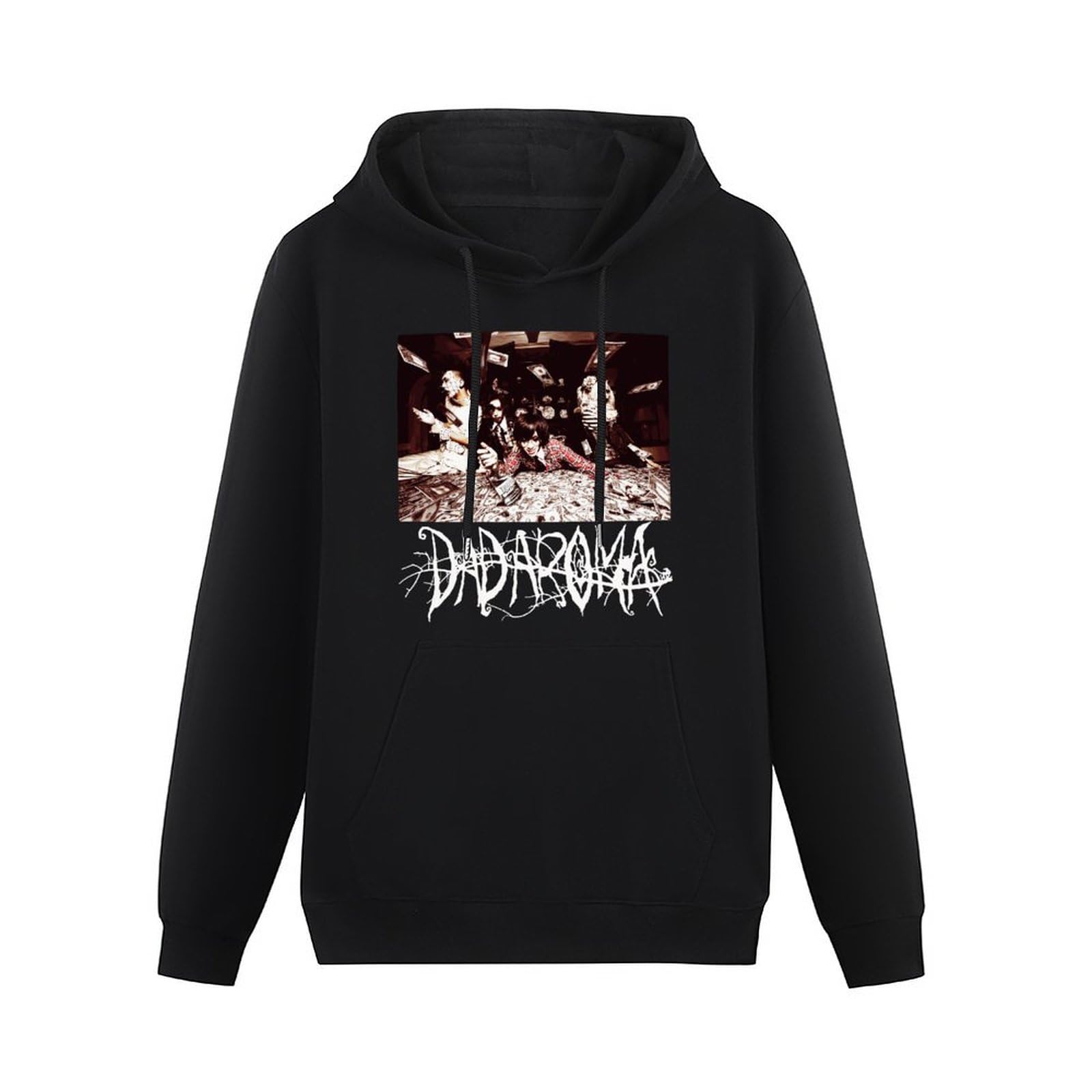 HUO BAO NIU ROU Dadaroma Japan Alternative Metal Members Hoodies Long Sleeve Pullover Loose Hoody Sweatershirt Black M