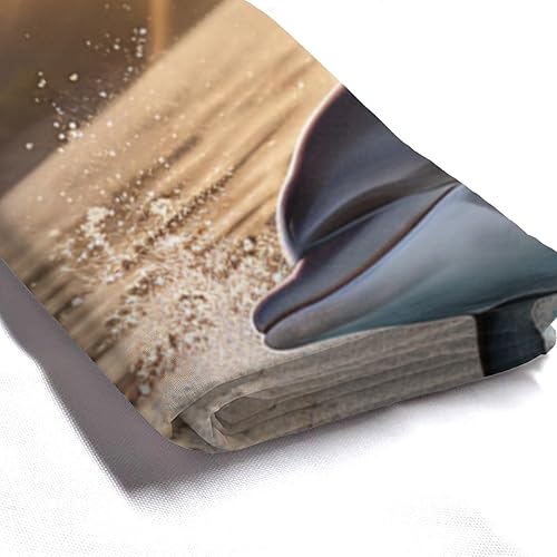 Miniatura 5 de Underwater World - Juego de cortina de ducha con diseño de peces tropicales, algas coralinas, diseño de animales marinos, tela impermeable, lavable