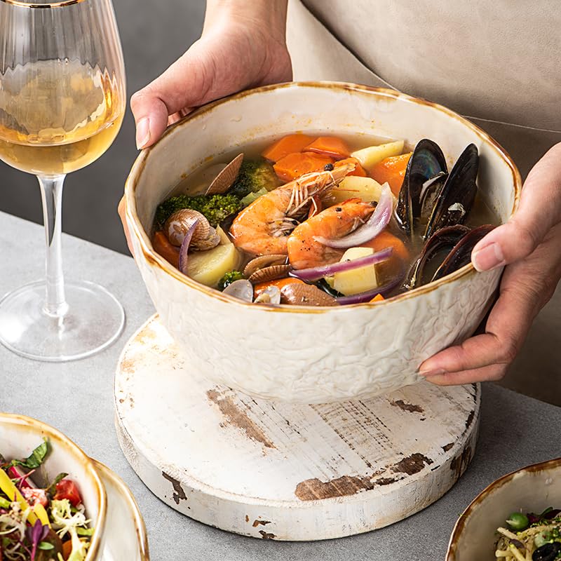 Vaisselle en céramique supérieure pour assiettes à salade