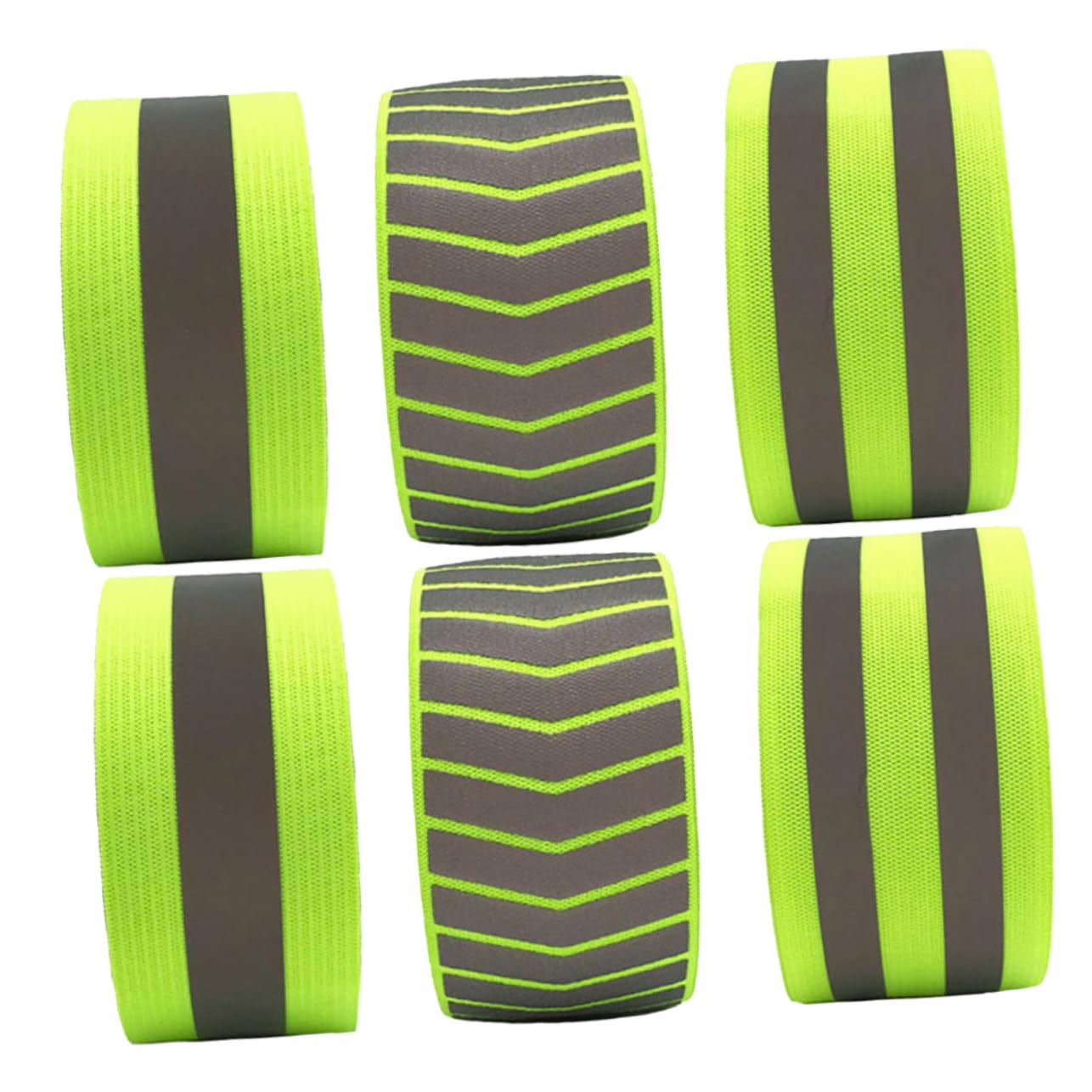 TOYANDONA Brazalete Reflectante Fluorescente Bandas Corredores Visibilidad Cinturón De Correr Deporte Pulseras Reflectantes Pulseras De Seguridad Green
