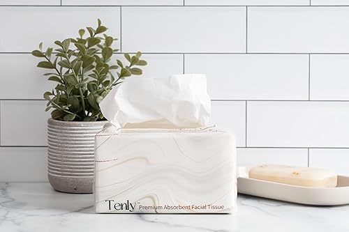 Miniatura 2 de Pañuelos faciales  Paquete de 10 cajas de 150 pañuelos  Papel de seda ultra suave de 3 capas para automóvil, hogar, oficina  Tejidos fuertes y