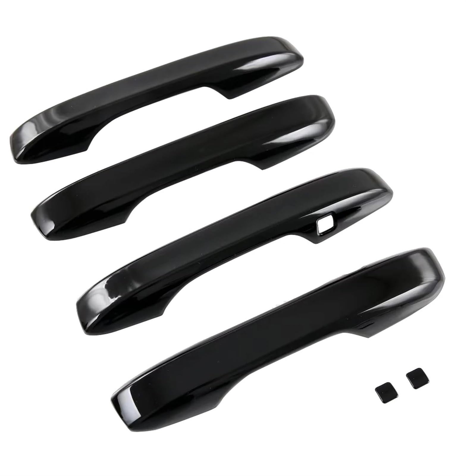 HJKDSZ Auto Parts Exterior Door Handle Covers Styling Accessories Stickers Decorative for CR-V CRV 2023-2024(Black A)