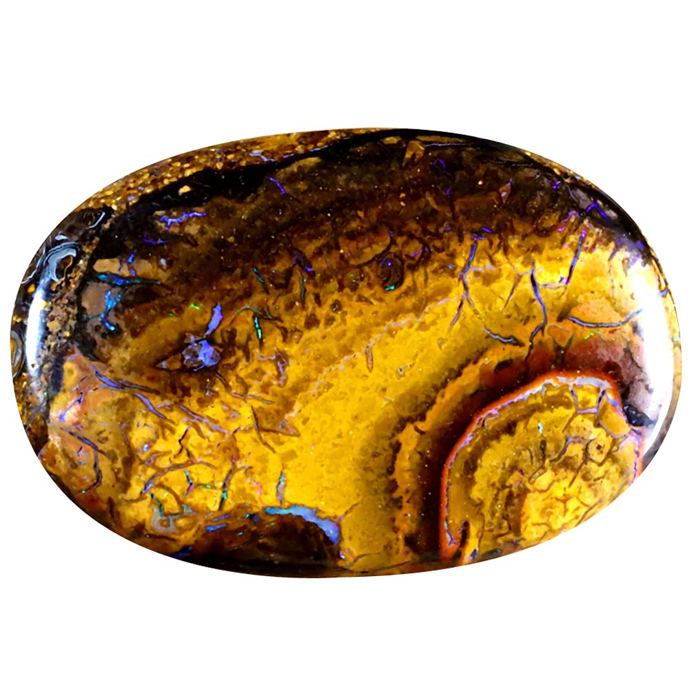 Opale boulder de Koroit, pierre de création pour pendentif d'artisanat