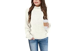 Imily Bela Girls Turtleneck Sweater: Stylish and Cozy for Young Fashionistas