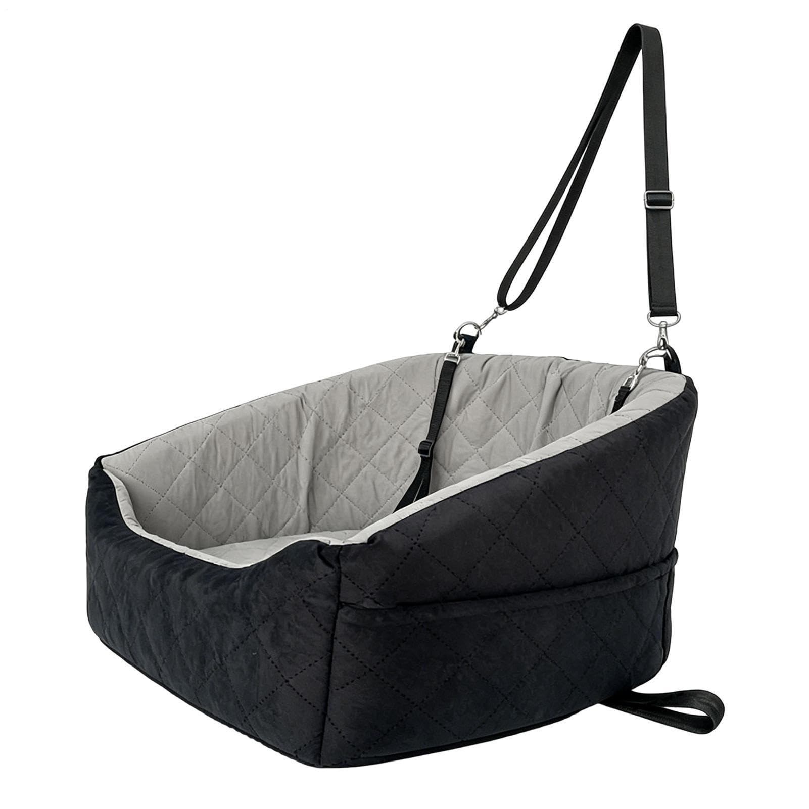 Asiento de Coche para Perro Pequeño Impermeable con Cinturón de Seguridad | Accesorio de Viaje para Coche Para Gatos Perros Pequeños Medianos SUV Furgoneta Viaje Carretera