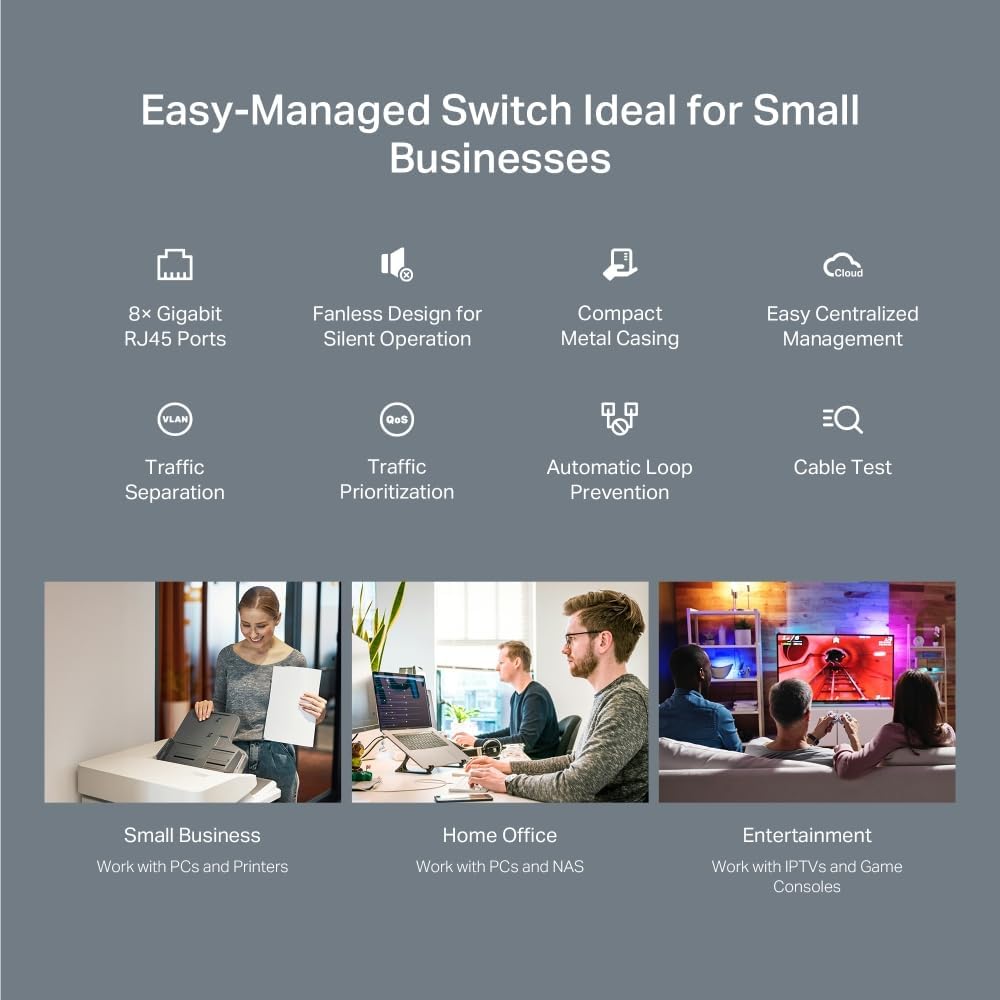 8-Port Gigabit Easy Managed Switch