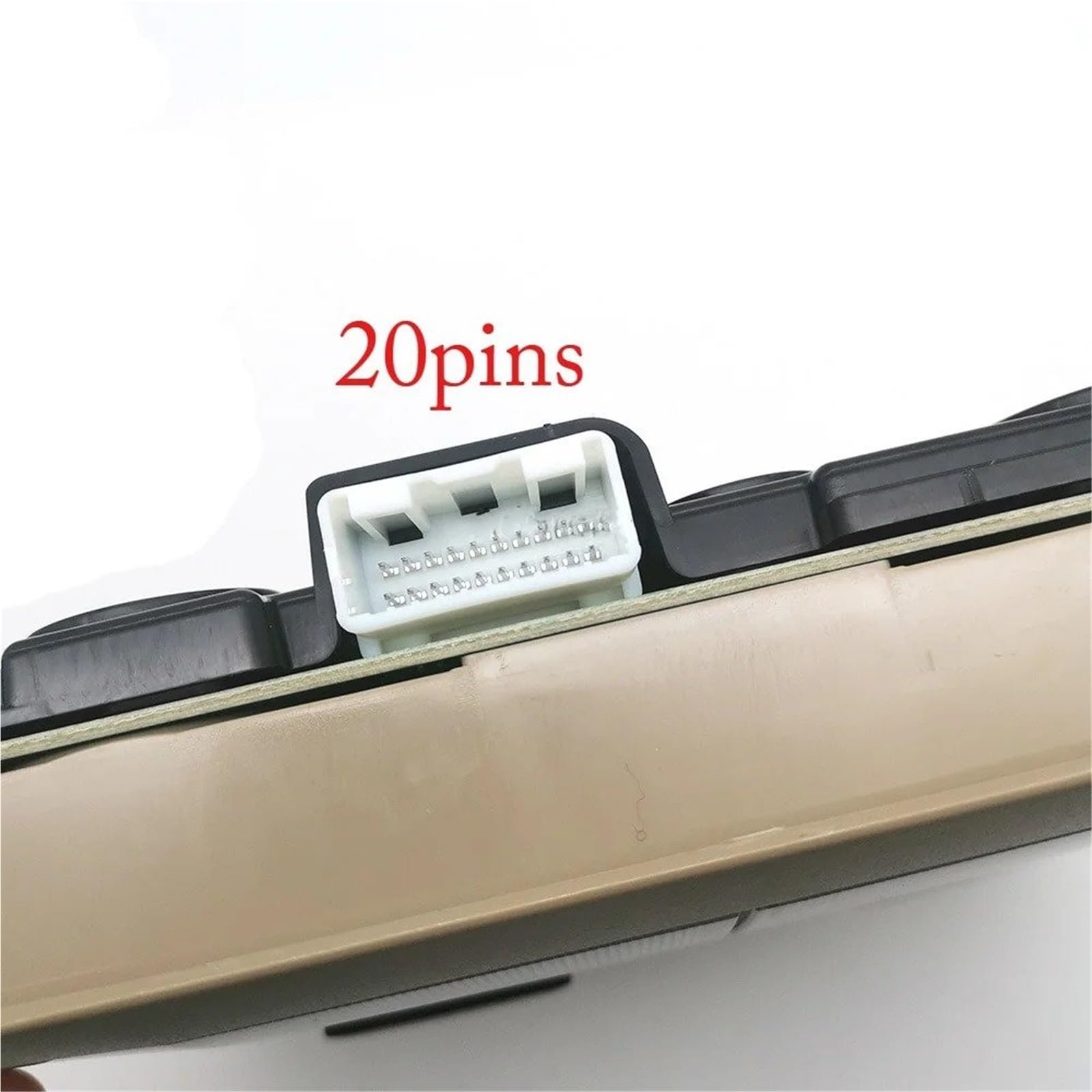 Plafoniera Interni Auto Per Toyota Per Camry 2012 2013-2017 Luce Di Lettura | Console interruttore tettuccio apribile a LED con scatola portaoggetti, accessori per auto, 20 pin, beige, materiale ABS