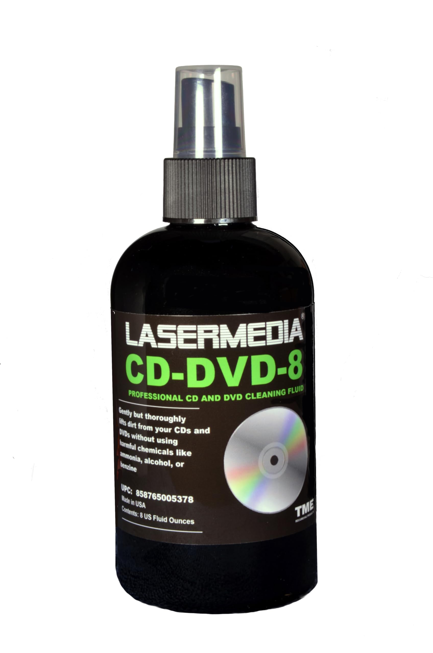 Amazon.com: TME CD DVD Cleaning Solution Fluid (Not a Scratch