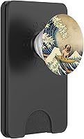 Vista 7 de Surfeando Pug Kanagawa Wave Perro Japonés Divertido PopSockets Intercambiables PopGrip