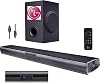 LG SQC1 Bluetooth 2.1 Channel 160W Soundbar with Wireless Subwoofer, remote and Optical connection - Black