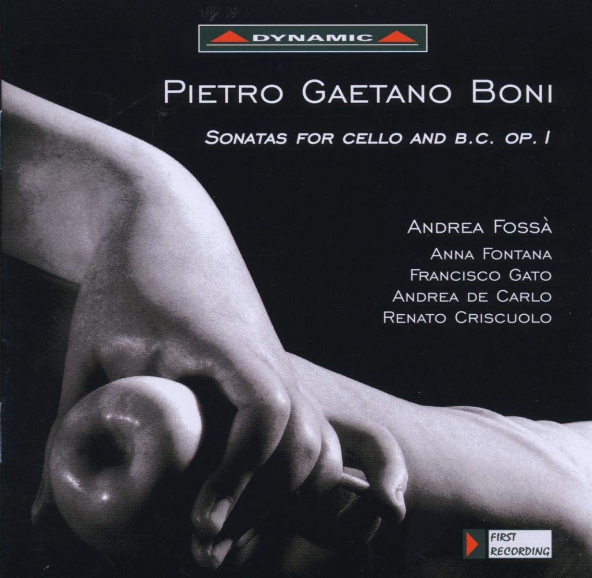 BONI: SONATAS FOR CELLO & B.C