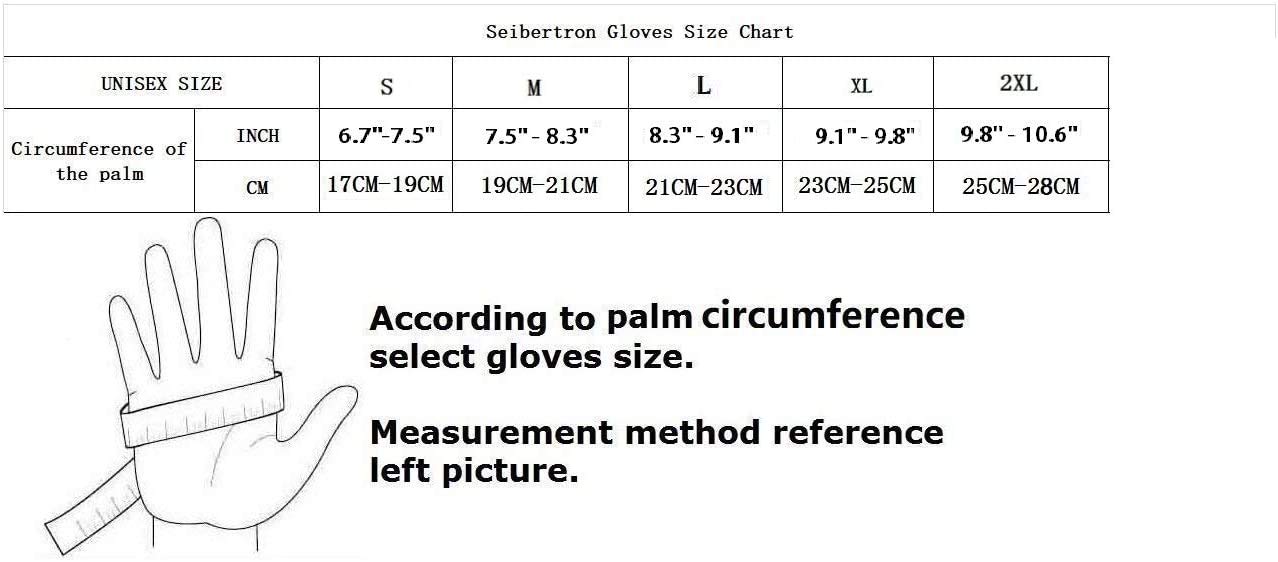 Seibertron Unisexe Route Course Moto MTB Sports Gants Also fit BMX MX ATV Vélo Montagne Cyclisme Off-Road/Dirt Bike Motocross