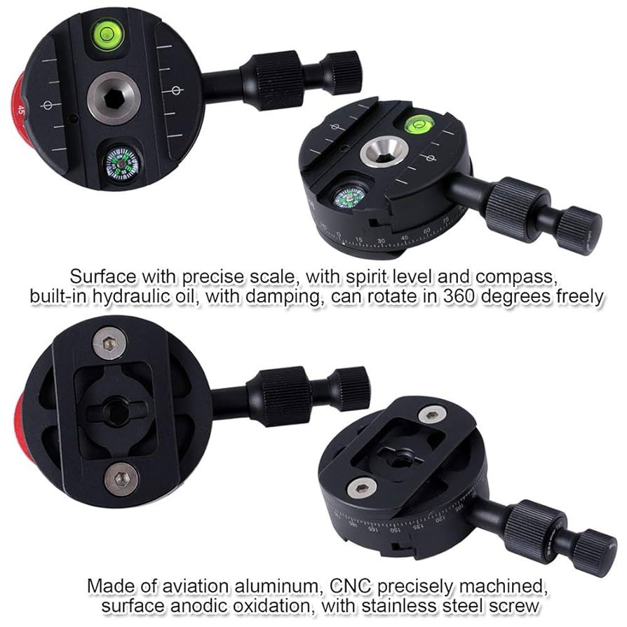 Amazon | パノラマ雲台, 全金属360度回転 同軸インデキシング