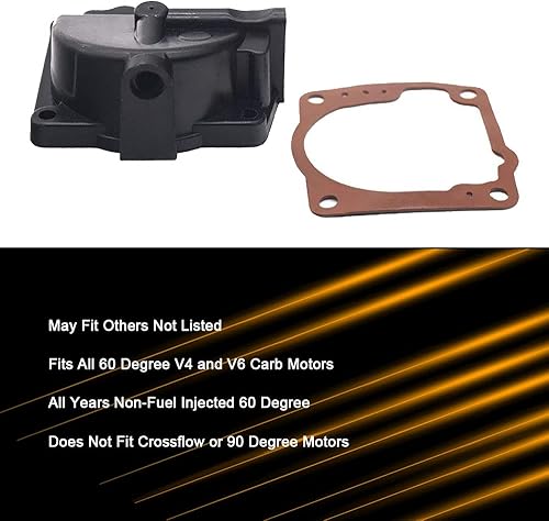 Miniatura 3 de 433000 Kit de cuenco de carburador de cámara flotante compatible con Johnson Evinrude 90-100-105-115-135-150-175HP, reemplaza 343870 433000 766418 -